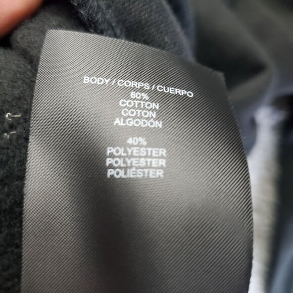 Hurley Shirt Mens Medium Black Full Zip Kangaroo Pocket Hoodie - Picture 4 of 10